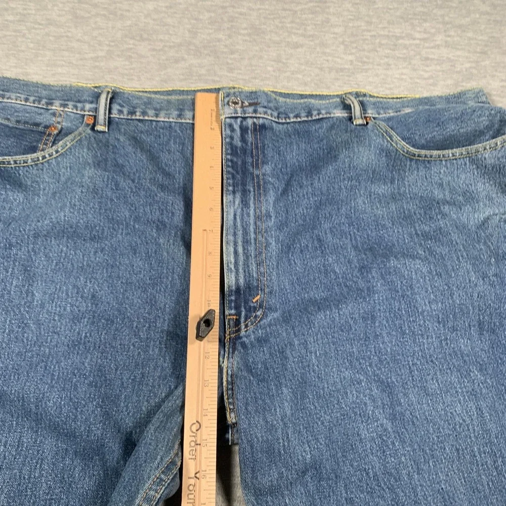 Levis 550‎ Jeans Mens 50x32 Blue Denim Relaxed Tapered Leg Comfort Fit Pants